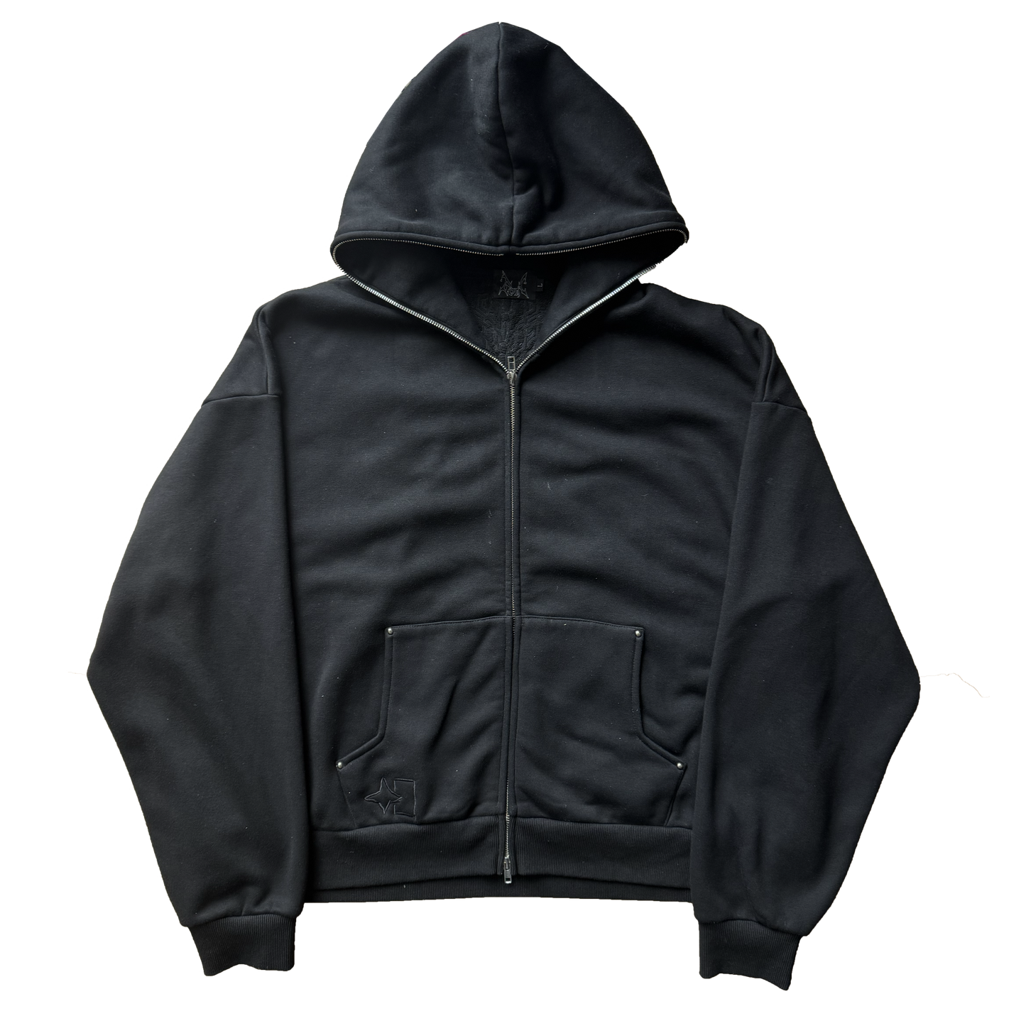 (PREORDER) ZERO HOODIE - BLACK WITH YELLOW DETAILING